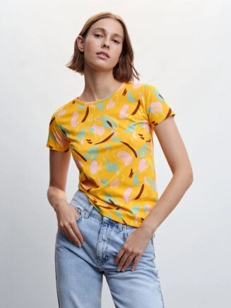 Fashfun Women's co-ord Set Printed Crepe Shirt